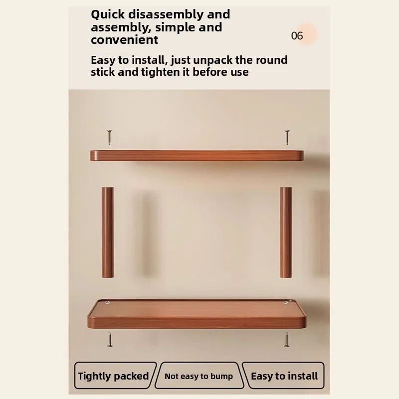 Mehrzweck-Desktop-Getränkehalter-Organizer für Büro/Zuhause, platzsparendes Kaffeetassenregal mit 2 Etagen für Wasserflaschen und Tee-Set – Detail 10