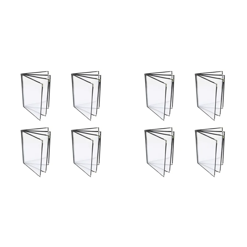 

Обложки для меню HHO-8PCS, обложки для меню 8,5X11 дюймов, держатель для меню, 4 страницы, 8 обложек для меню ресторана для бумаги формата А4, книга меню