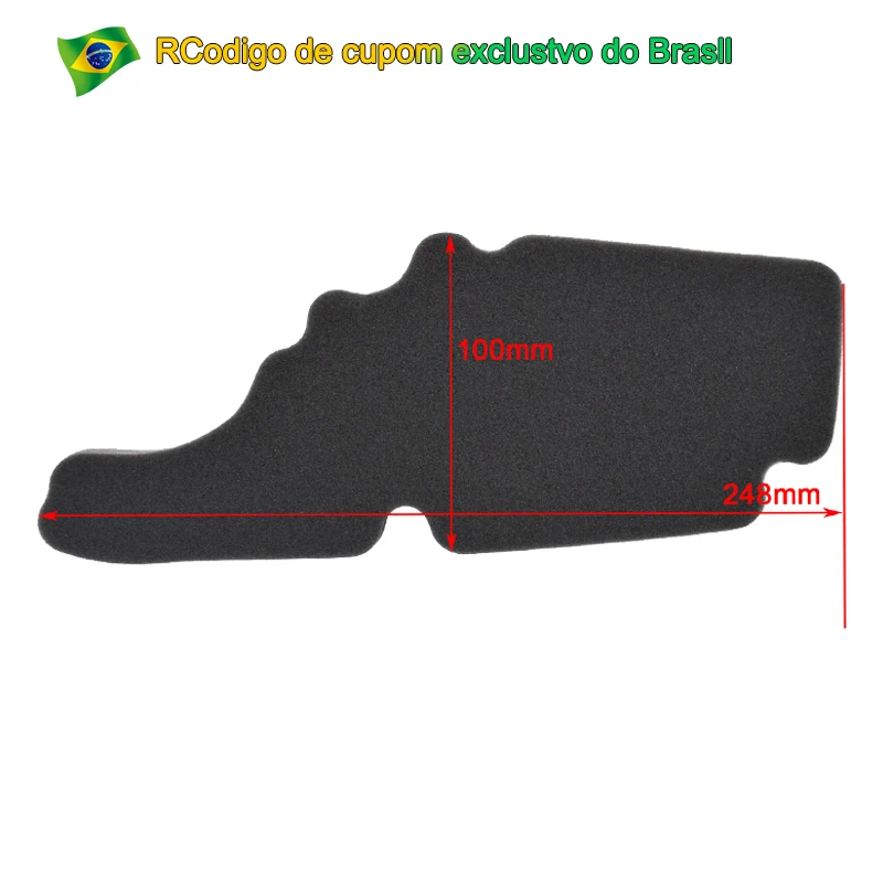 Filtro de ar para motocicleta, limpador para aprilia 50 125 sport city one para piaggio fly 50 100 125 150 e vespa sprint lxv 50 50 843194