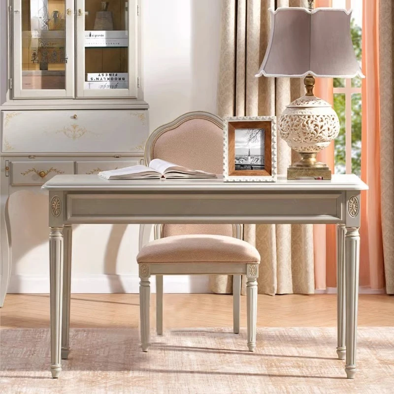 American country style solid wood minimalist Room desks computer desk room offices office desks and workstations white desk