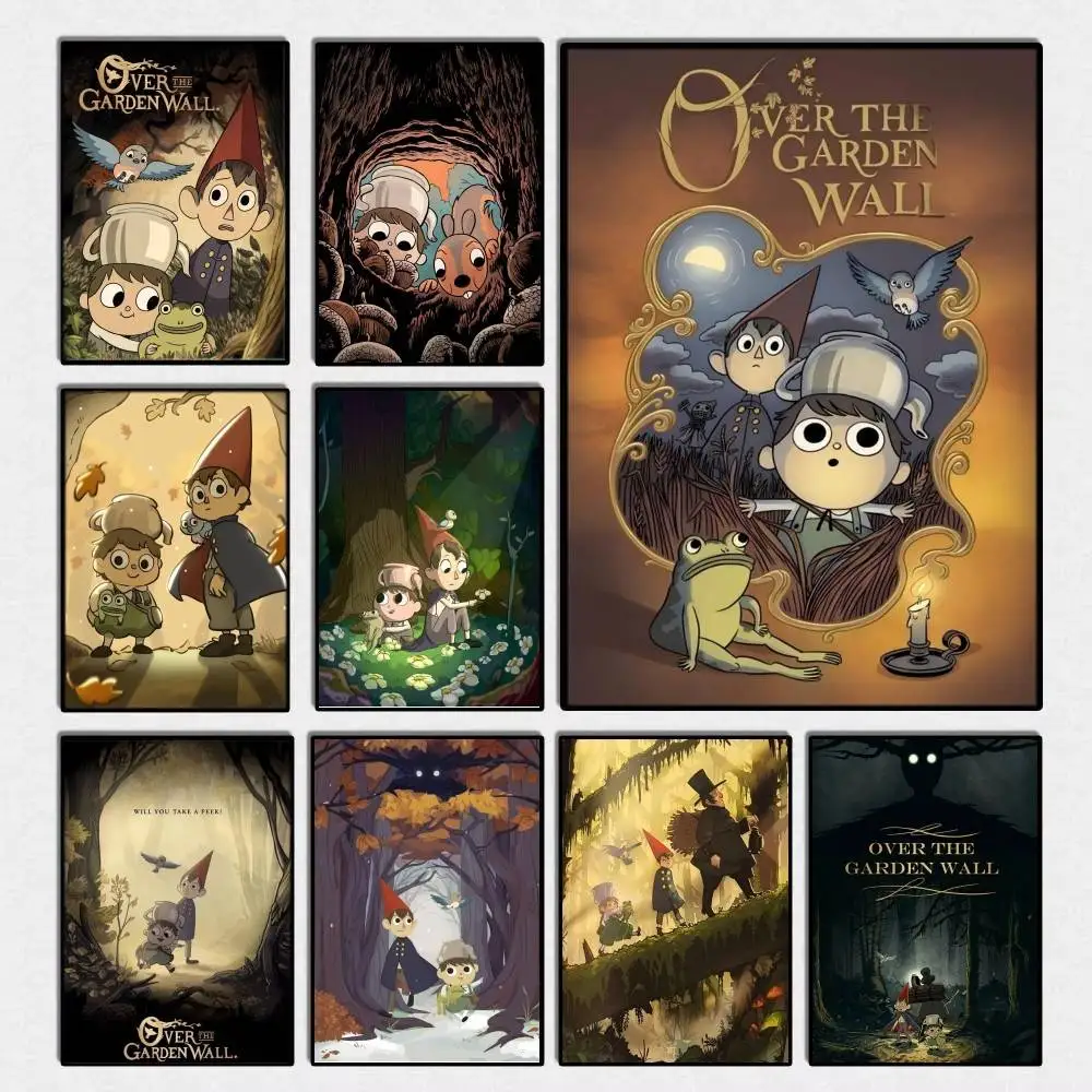 Anime Over the Garden Wall Posters Fancy Wall Sticker for Living Room Bar Decoration Wall Decor