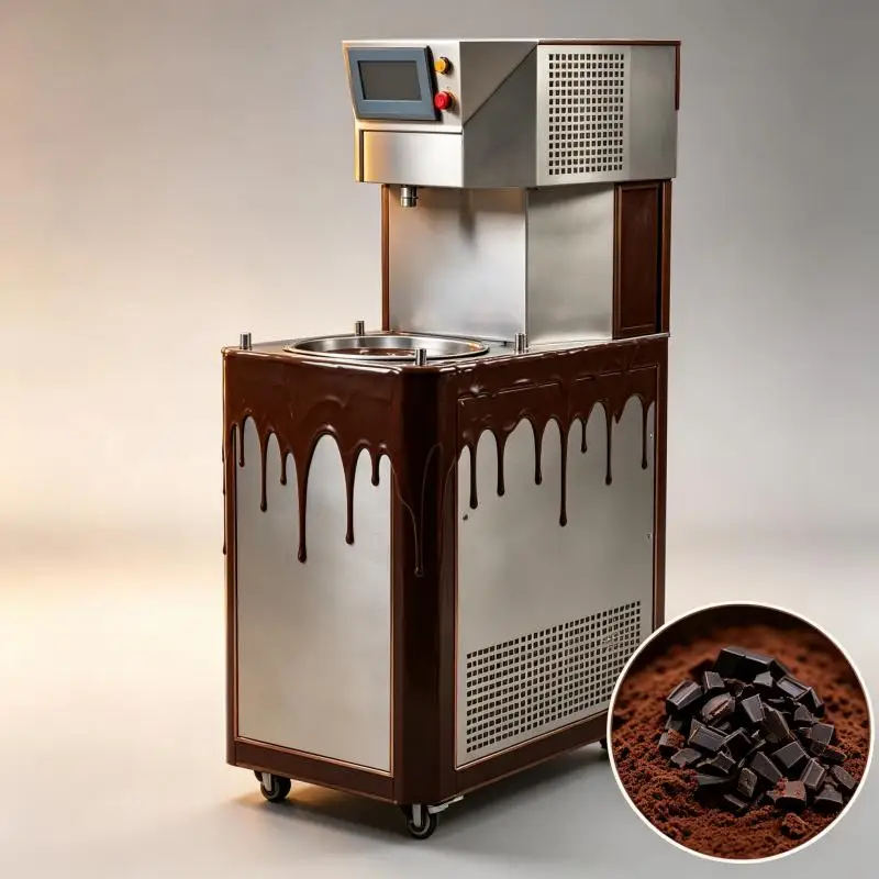 Automatic Chocolate Tempering Machine Commercial Melter Heating Cooling System for Confectionery Production