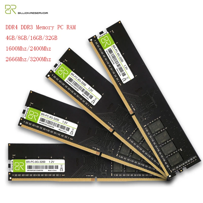 

BR RAM DDR4 16gb 32gb DDR4 Memory 3200Mhz RAM DDR3 8gb 1600Mhz Laptop Memory PC4 Desktop RAM memoria ram ddr4