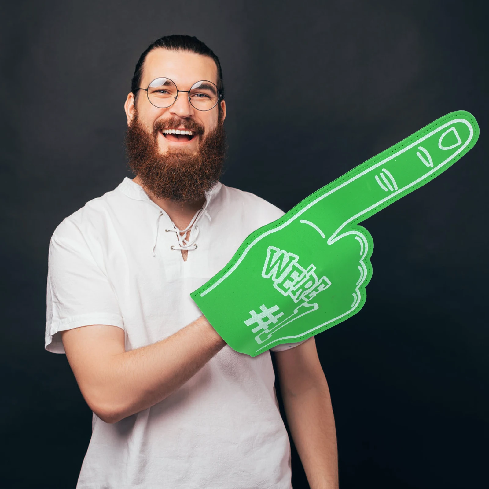 

2 шт., реквизит для черлидинга из пены EVA, спортивные аксессуары, гигантские пальцы, школьный дух, усилители для мероприятий, веер, помолвка