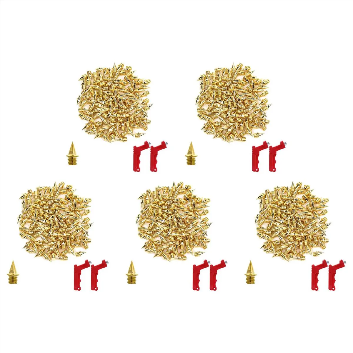 【AUTUMN】600Pcs 1/4 Inch Track Spikes for Track Shoes,Replacement Spikes for Cross Country Short Running Shoes with Spike Wrench