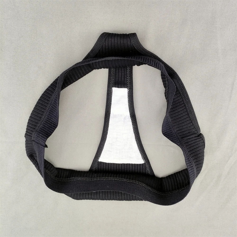 ks/sada klasických černobílých tang, dámských bavlněných kalhotek, sexy kalhotek, jednobarevných - náhled 5