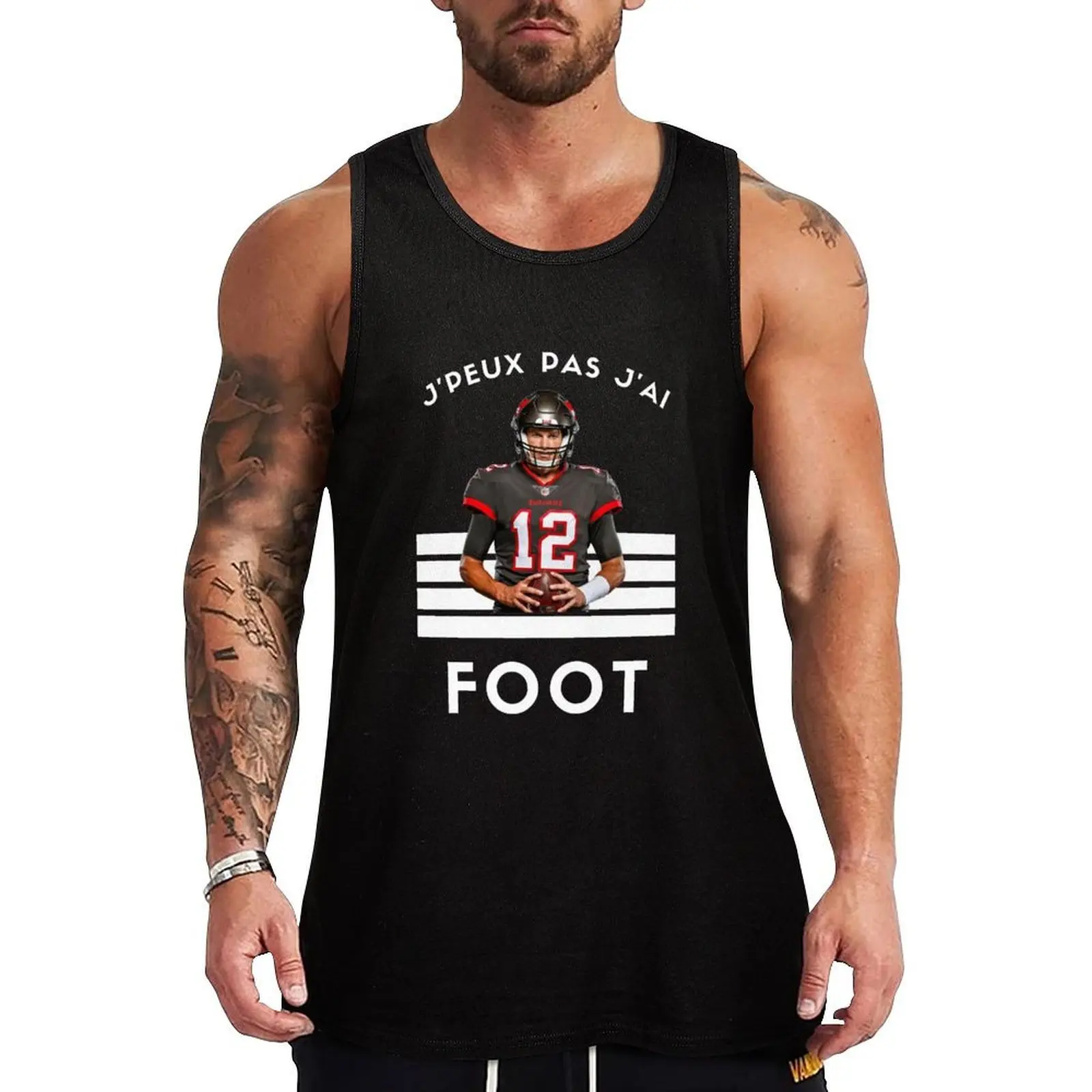 FOOTBALL Tank Top Sports Fitness Tank Top Quick Dry Moisture Wicking