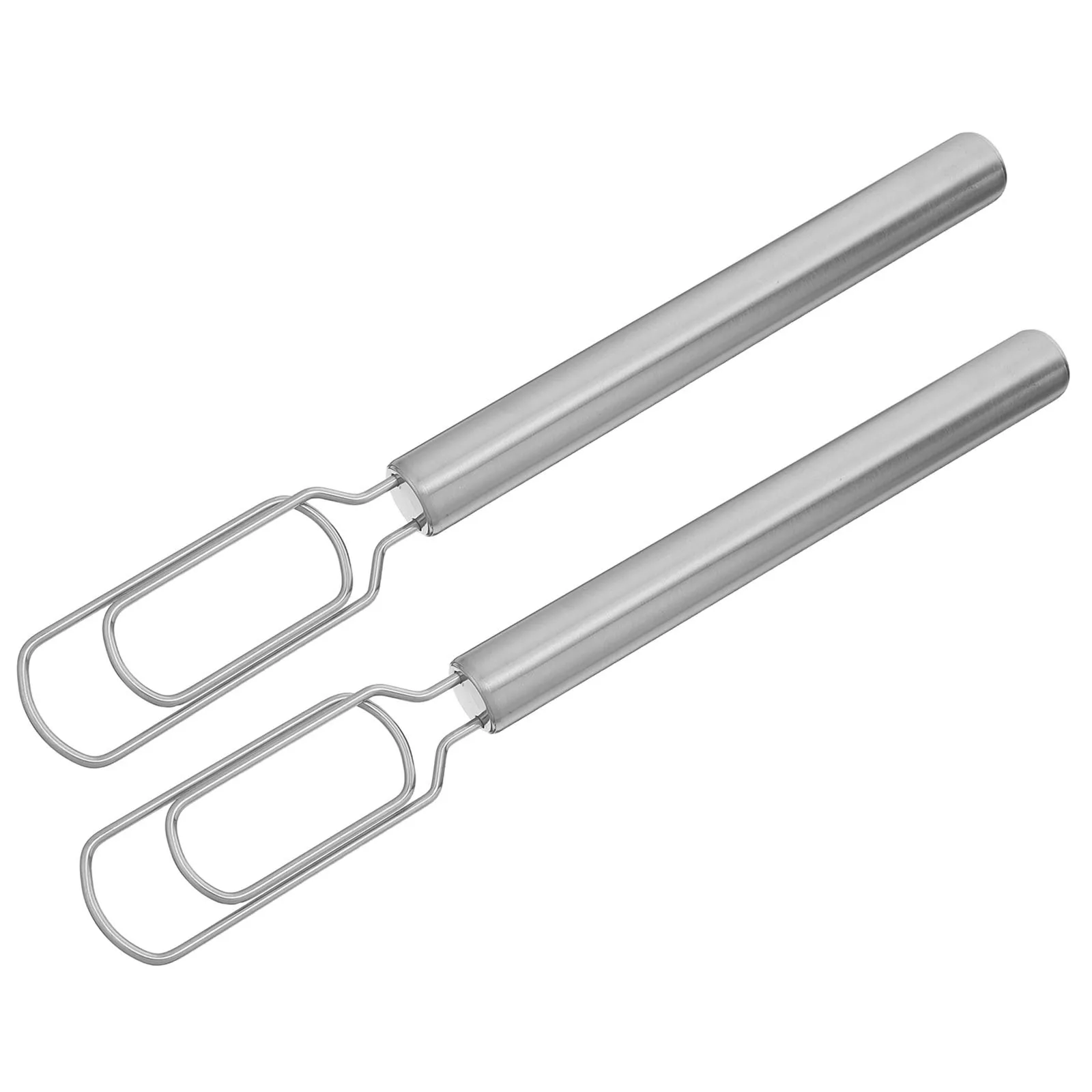 

2pcs Stainless Steel Danish Whisk 12In For Sourdough Pizza Batter Mixing Fermentation Bread Making Baking Tool Dough Hook Whisk