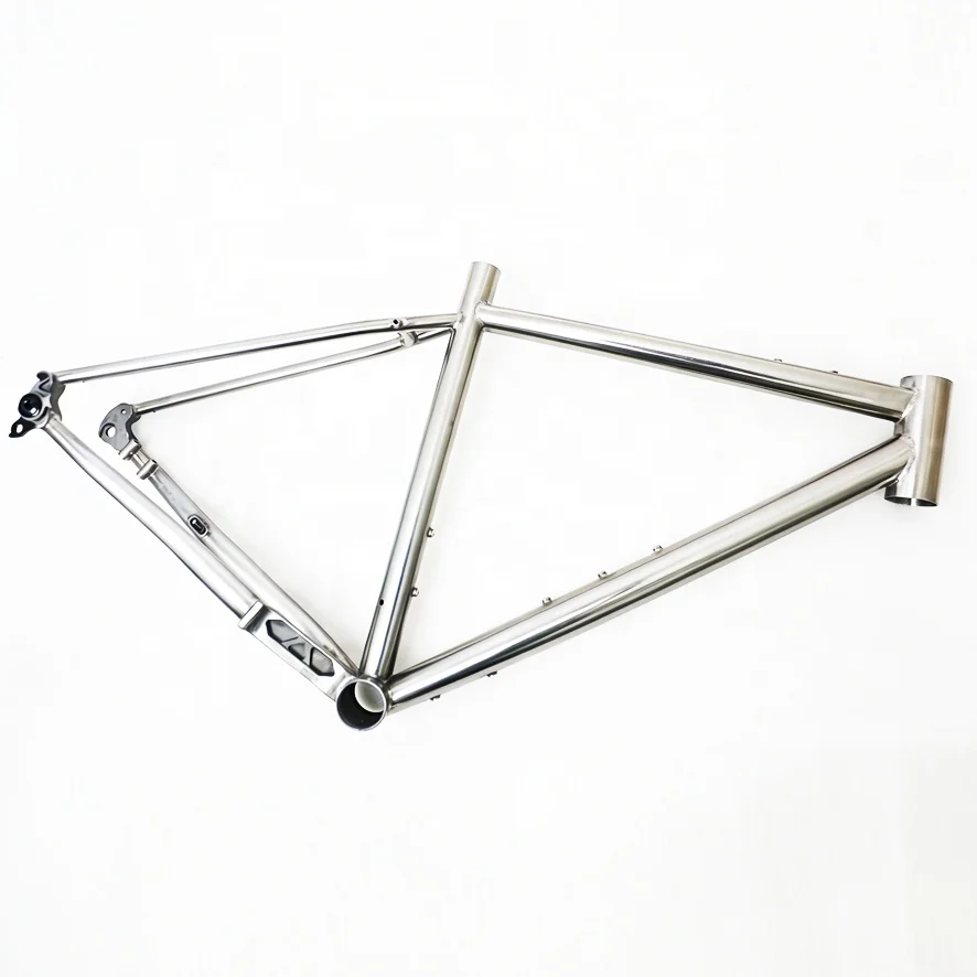 Titan-Legierung Gravel-Road-Bike-Rahmen mit Flat-Mount-Scheibenbremse 700C Gr9 Steckachsen-Fahrradrahmen