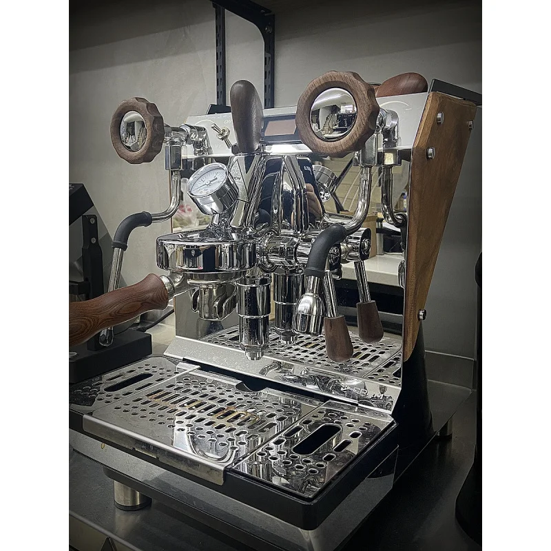 For Aibao CREM ONE coffee machine high-end black walnut solid wood modified parts 6-piece set custom handle knob lever