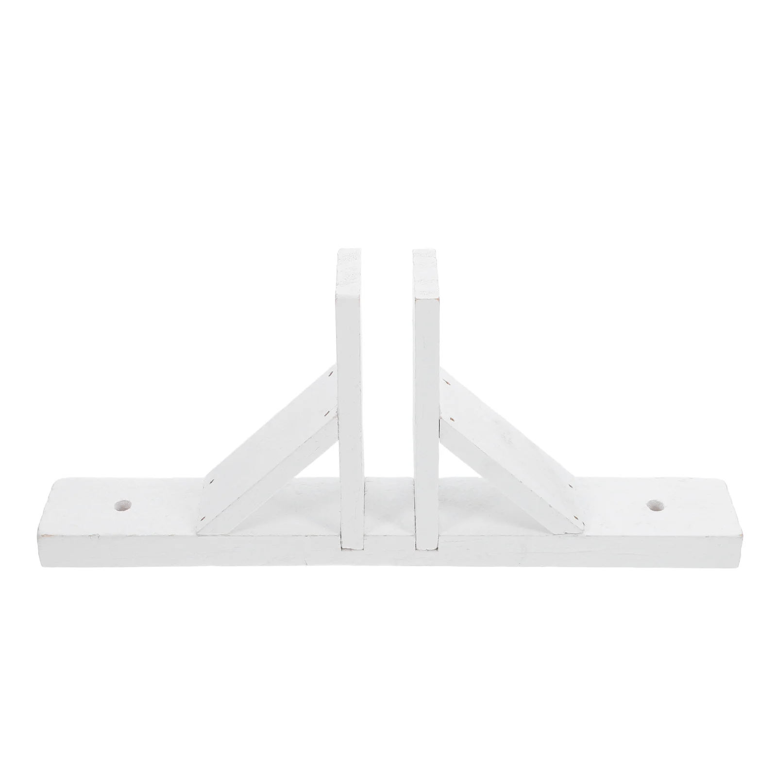 

Wood Fence Base 1 Pc Durable Solid Wood Small Triangle Brackets for Garden Courtyard Balcony Fence Support Stand