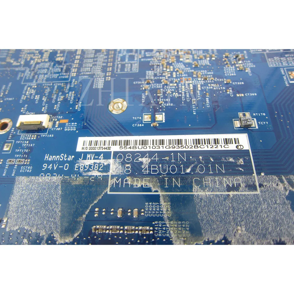 yourui For Gateway NV54 TJ65 laptop motherboard 48.4BU01.01N 554BU01031G DDR2 MB.WDG01.001 mainboard free CPU