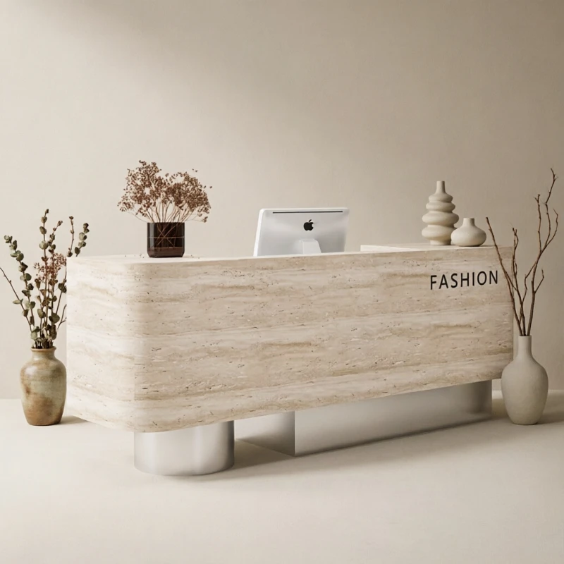 Large Hotels Modern Reception Desks Salon Beauty Cashier Table Reception Desk Workstations Events Mostrador Recepcion Furniture