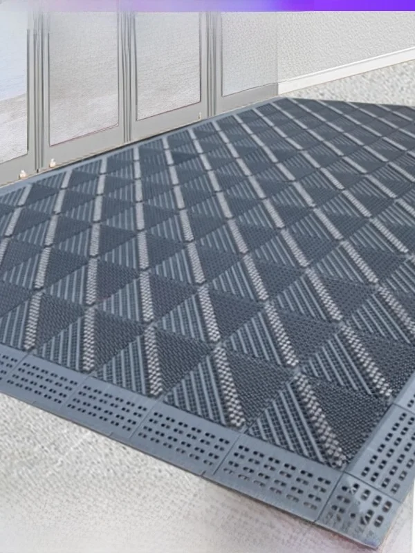

Indoor Outdoor Anti-Slip Plastic Doormat Hotel Entrance Mat Waterproof Door Mat Home Entrance Floor Mat Commercial Use Mat