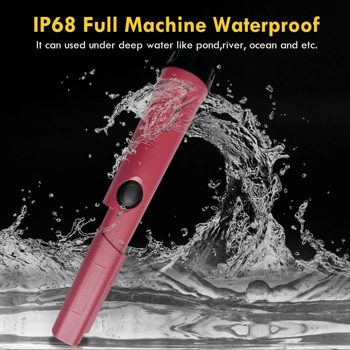 Imagem -05 - Detector de Metais Portátil com Identificação Treasure Hunter Pinpointer Pinpointing Probe Impermeável Sensibilidade Gt110-plus