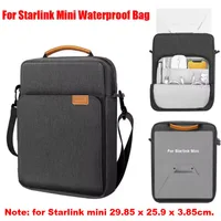 Bolsa de almacenamiento de viaje para Starlink Mini, estuche portátil, bolso impermeable, bolsos de hombro, bolso cruzado para accesorios StarLink Mini