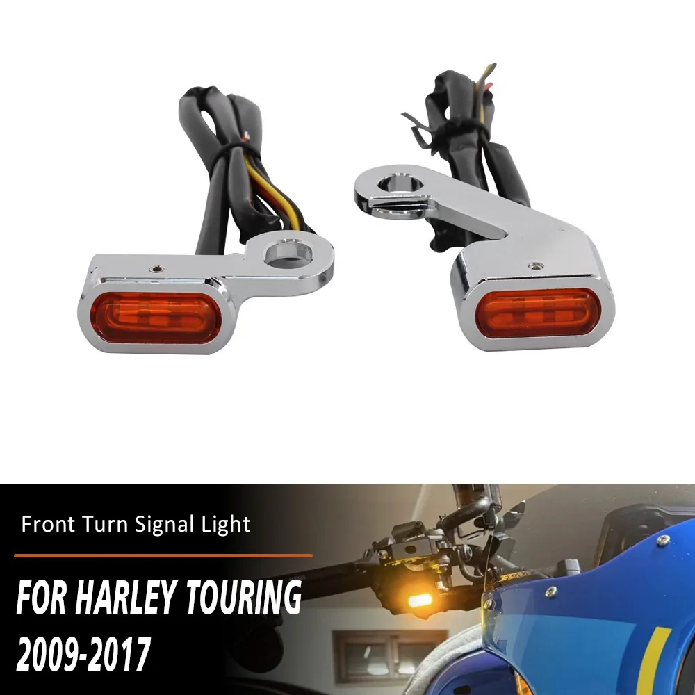 Motorcycle Mini LED Flashing Turn Signals Indicators Handle Grip Lamp For Harley Softail Touring 2009-2017 Softail 2015-20200