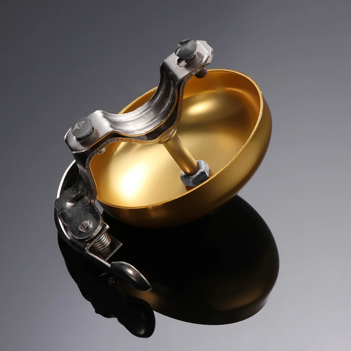 

Bell Bicycle Large Aluminum Alloy Mountain Bike Cycling Safety Bell Yellow Stylish Dome for Women Men Easy Install