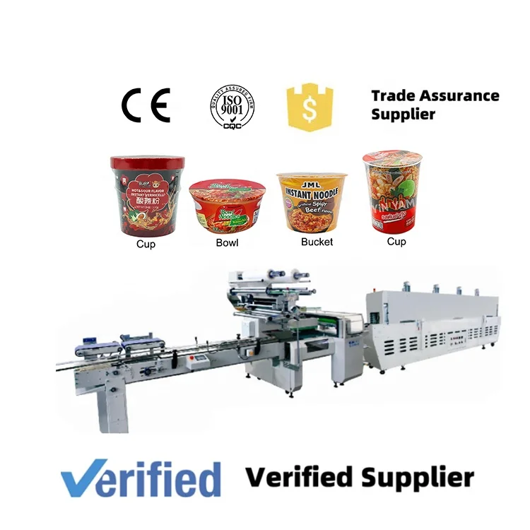Automatic Round Bowl Instant Noodle Cup Sealing Machine Instant Noodle Cup Packing Machine
