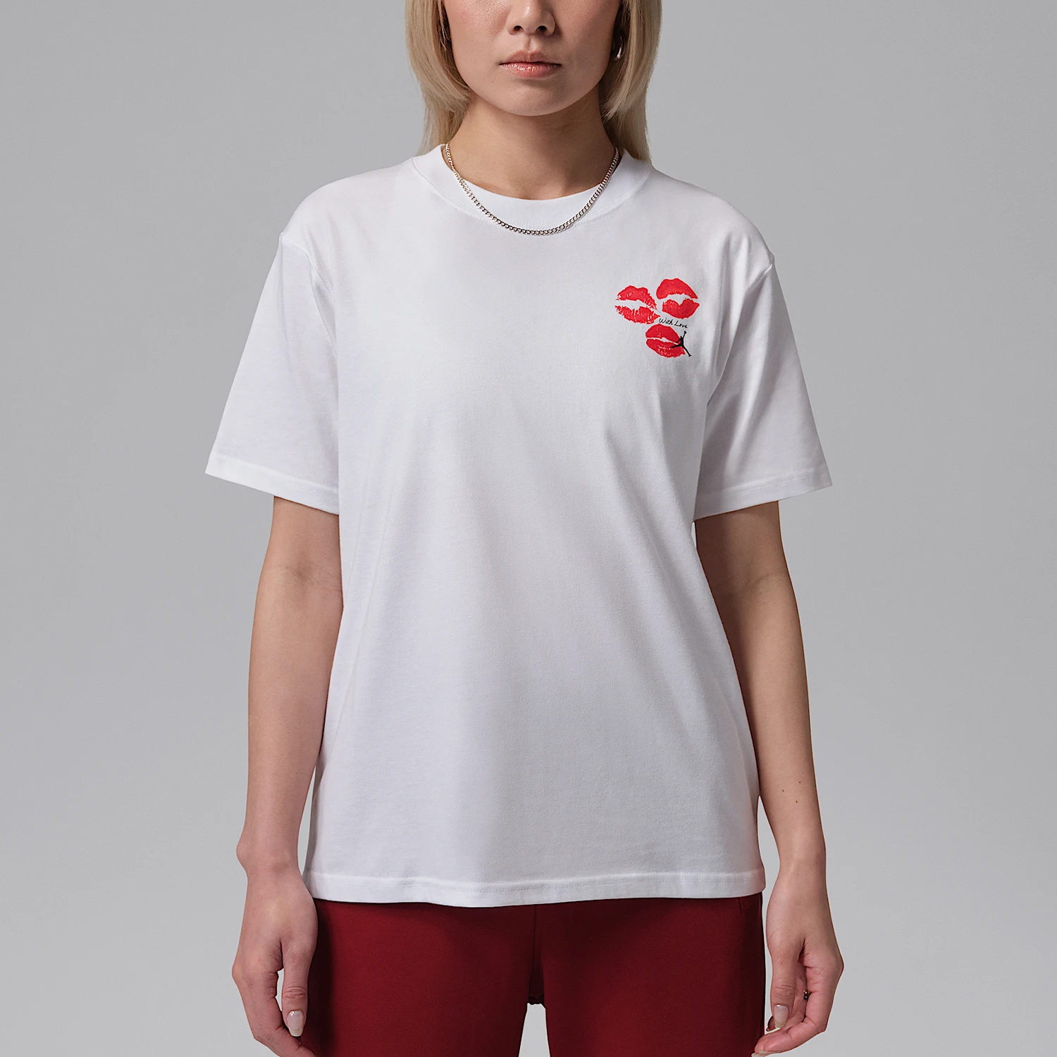 

Nike Authentic JORDAN Women's Round Neck Pullover Breathable Sports T-Shirt IF0798-100