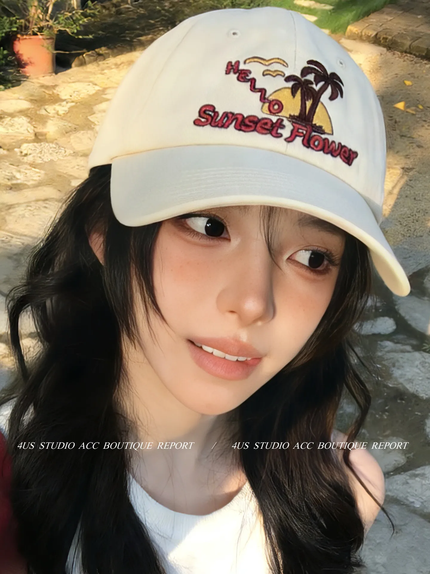 Embroidered Baseball Cap for Women, 2026 Spring New Style, Versatile Soft Top Duckbill Cap for Couples, Makes Face Look Smaller