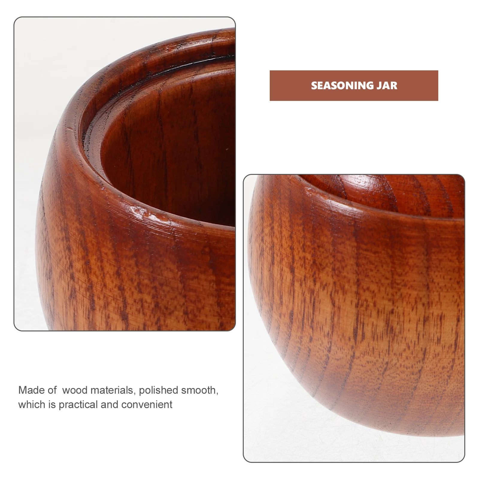 

Деревянная кухонная банка для хранения приправ, 180 мл, контейнер для соли и перца, случайная ложка, кухонная канистра для хранения, сохранение сухих продуктов