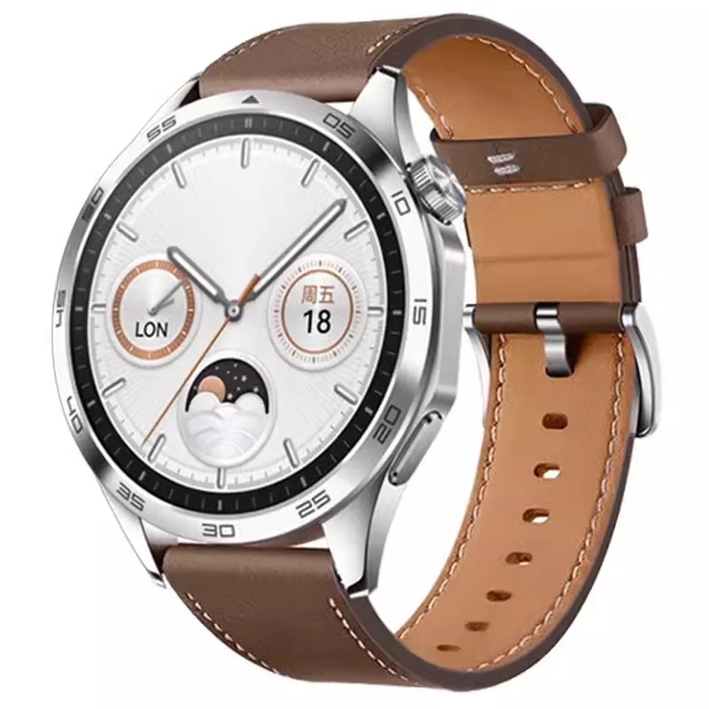 Strap for Huawei Watch GT4 46mm Bracelet or 22mm Leather Wristband for Huawei GT3 GT2 46mm/ GT 2Pro /Composite Woven Watchband