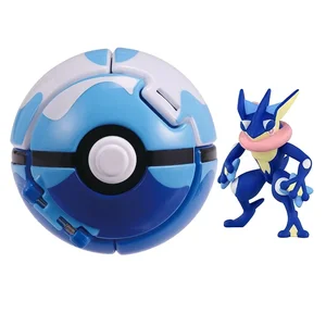 Pokemon Elf Ball Pokeball Tokoh Anime Kartun Pikachu Charizard Piplup Kyogre Saku Monster Hewan Peliharaan Anime Model Aksi Mainan Hadiah 8 kotak pokeball penjualan terbaik - №