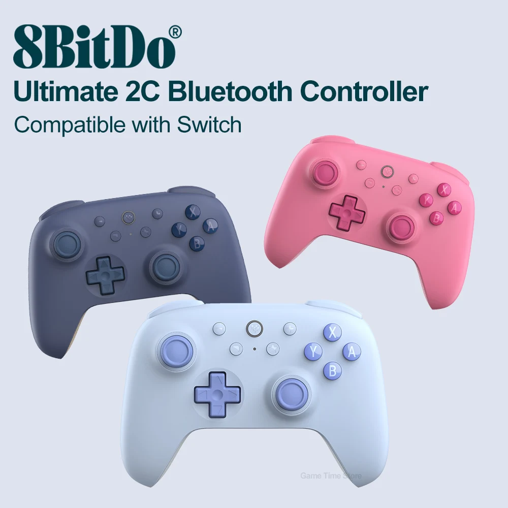 8bitdo ultimate bluetooth 2c controlador sem fio gamepad ultimate c nova série versão simplificada redesenhada para nintendo switch