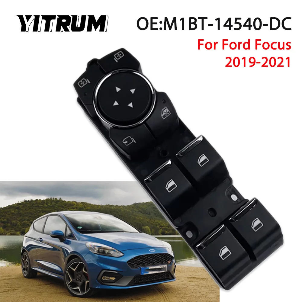 

Передний левый главный переключатель стеклоподъемника YITRUM для Ford Focus 2019 2020 2021