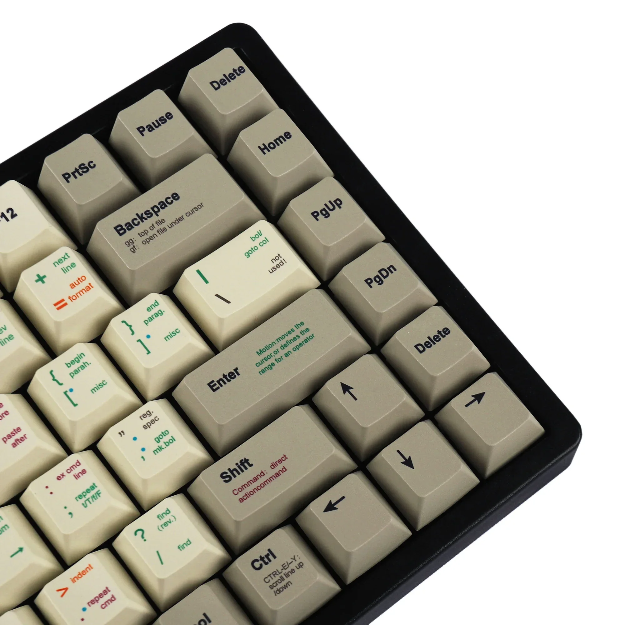 Original height 142 key retro programmer sublimation keycaps 108/96/87/84/68/64/61 support - Image 4