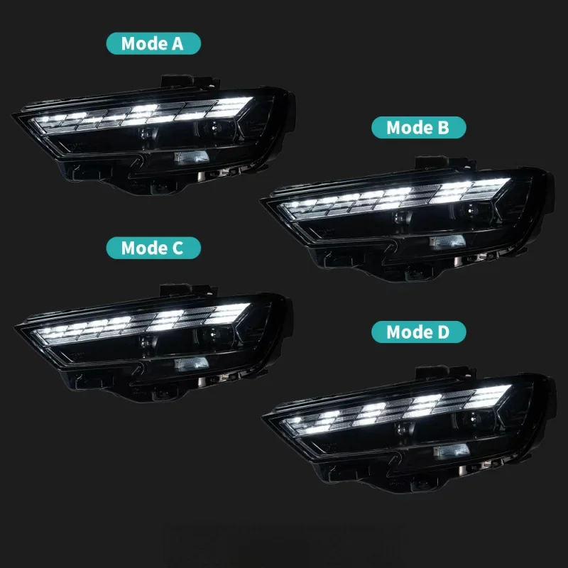 Suitable for 2017-2020 Audi A3 Headlight Assembly A3 Modified 8Y Running Lights Flowing Turn Signal Matrix Daytime Runni view 6