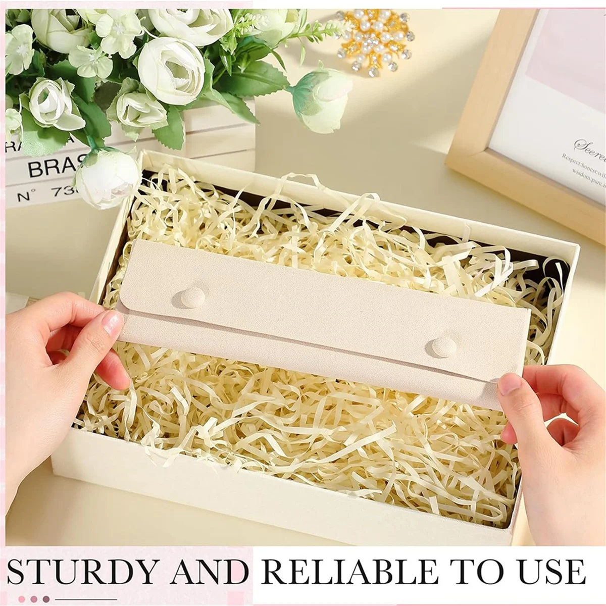 Abqr 6 pçs colar caso de viagem sem-colar bolsa organizador de jóias de viagem presentes da dama de honra saco de armazenamento de colar, b