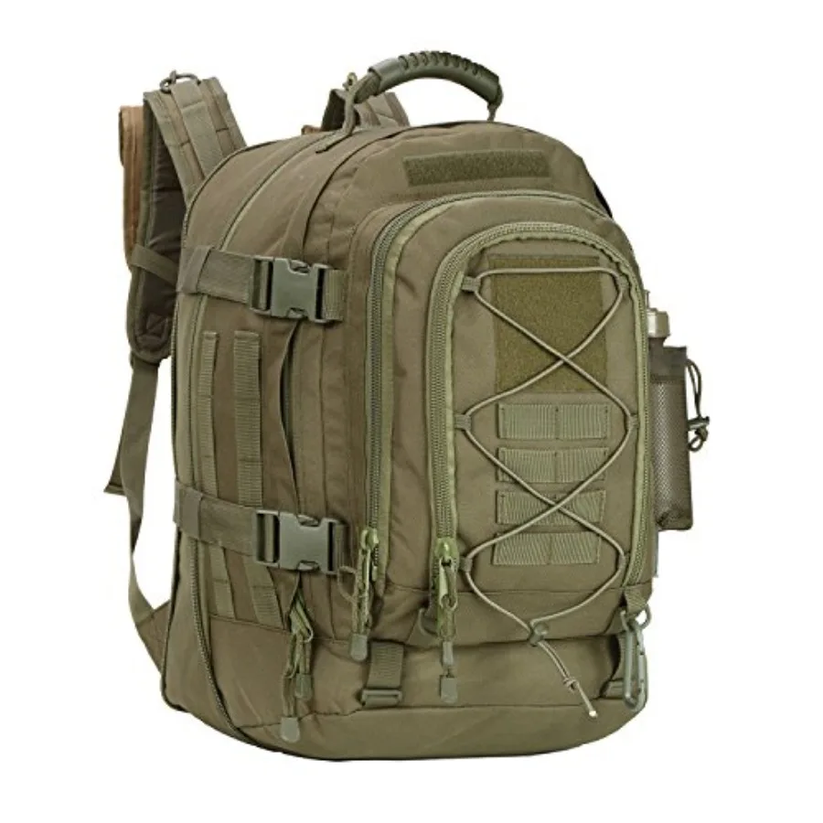 

Large Military Backpack with DIY System for Travel, Work, Camping, Hunting, Hiking, Sports