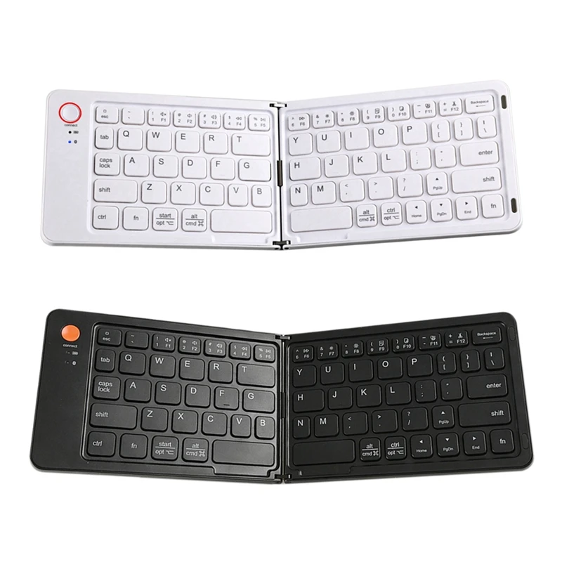 

AA01-Wireless Foldable Bluetooth Keyboard Mini Portable Double Folding Keyboard Suitable For Laptops And Mobile Phones
