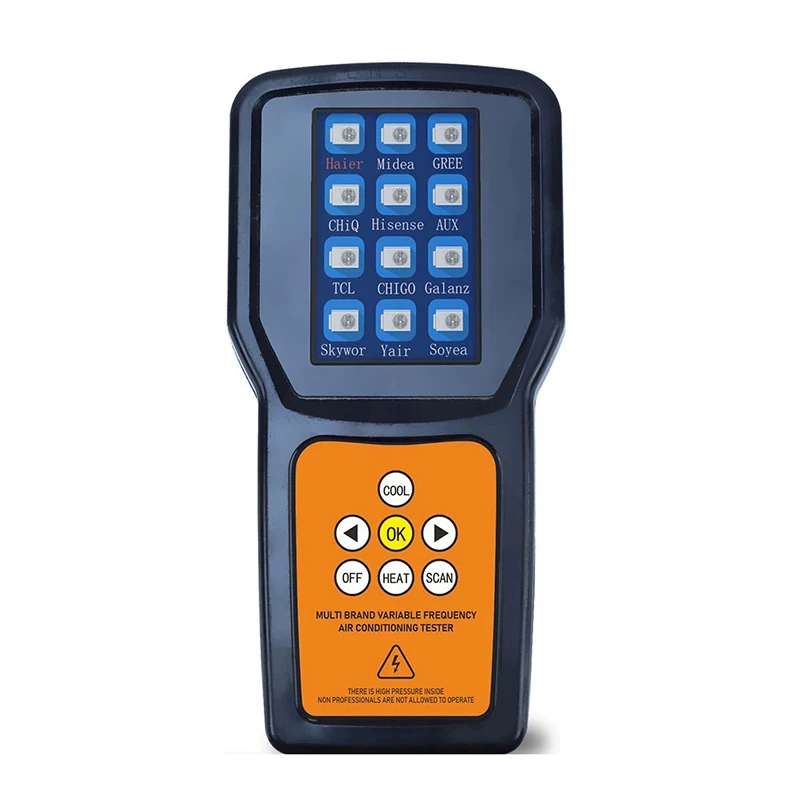 Adequado para testador de ar condicionado de frequência variável de várias marcas, testador de manutenção de ventilador de compressor, versão em inglês