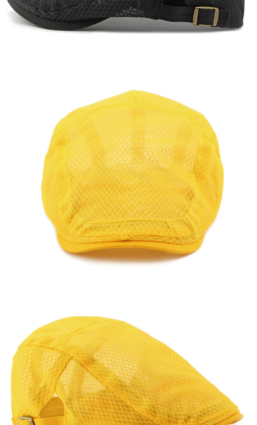 HT4822 Baskenmützen Frühling Sommer Mesh-Kappen für Herren Damen Retro Künstler Maler Baskenmütze Herren Damen Ivy Flat Cap Atmungsaktive Baskenmütze – Detail 9