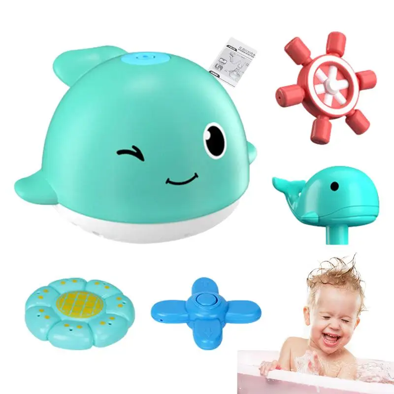 

Toddler Bath Toy Automatic Induction LED Bathtub Bathtime Toys Funny Toddler Bath Toys Kids Birthday Gifts For Boys Girls Kids