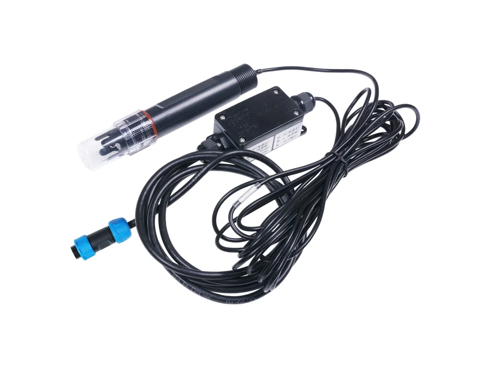 Industrial pH Sensor MODBUS-RTU RS485 & 0-2V Analog Voltage (S-pH-01B), with Waterproof Aviation Connector