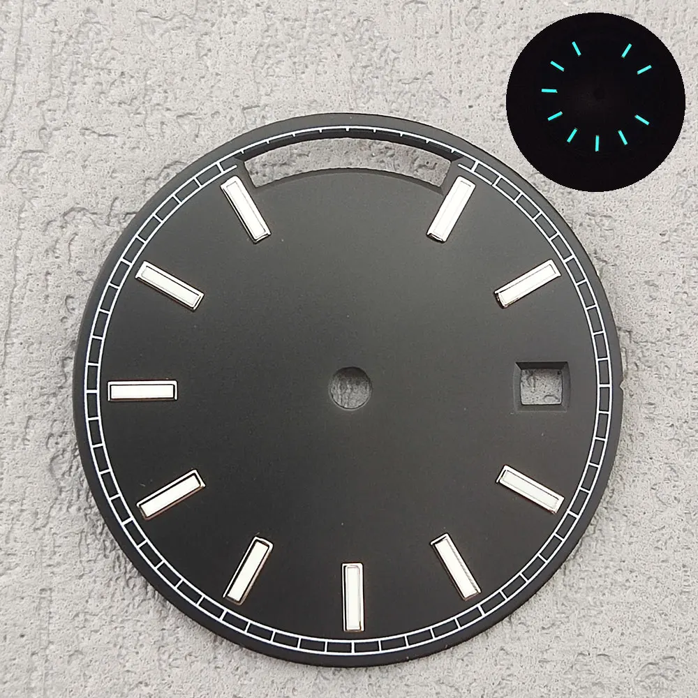 29MM Suitable for Miyota8215 Movement Dial DIY Customization LOGO/Name Watch Dial Laser Printing Watch Dial Luminous Repair Tool