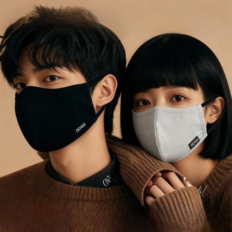 

Многоразовая хлопковая маска для лица, моющаяся пылезащитная маска для мужчин и женщин — дышащая противопыльная ветрозащитная маска для ежедневного использования