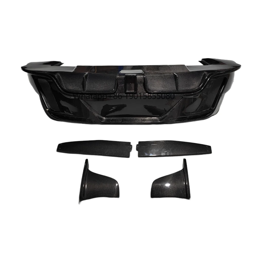 

Used for 2019-2022 Porsche Taycan Retrofit Carbon Fiber M-style Rear Bumper Diffuser Body Kit