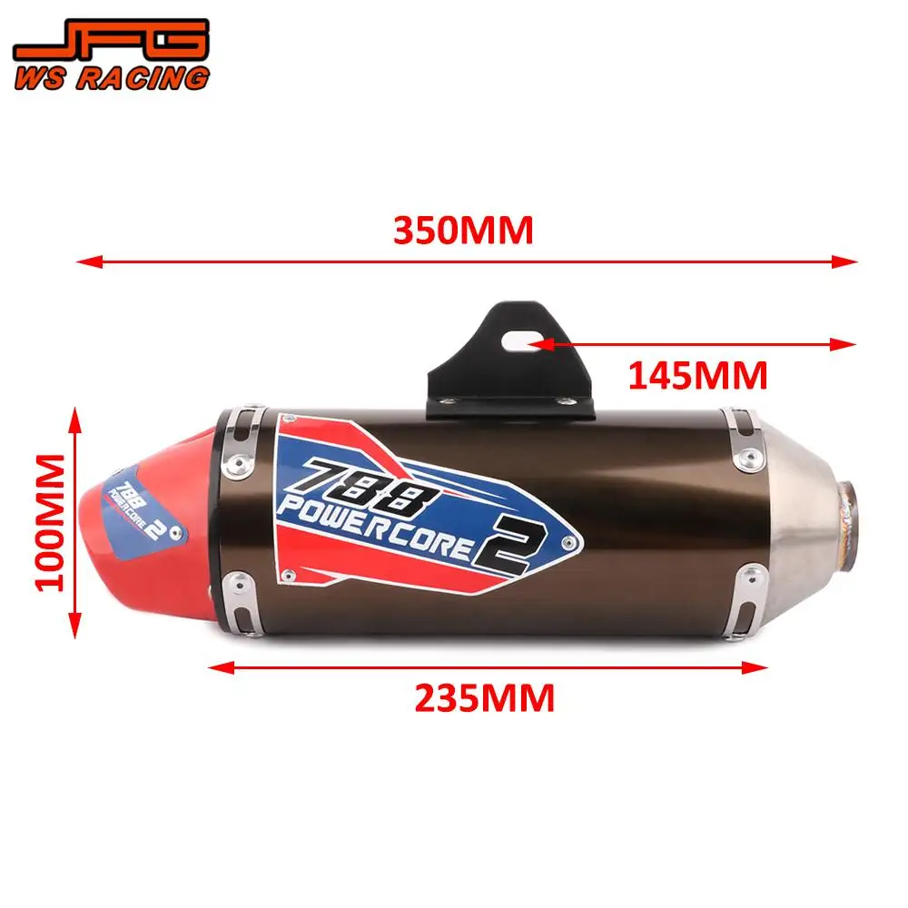 Motorcycle pipe Middle&Rear Exhaust Muffler Pipe motorcycle accessories For CRF230F CRF150F 2003-2013 Dirt pit bike