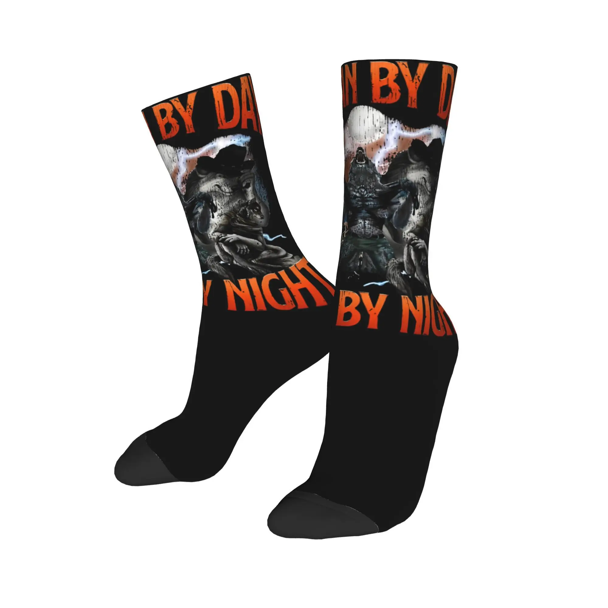 Fun Men Women Crew Socks Human By Day Sigma By Night Vintage Bootleg Product Super Soft  Breathable Sock