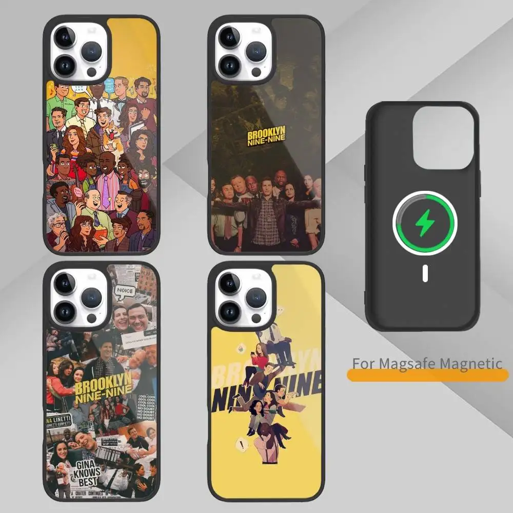 

Brooklyn Nine-Nine 99 Phone Case For iPhone17,16,15,14,13 Plus,Pro Max Magnetic For Magsafe Wireless Charging