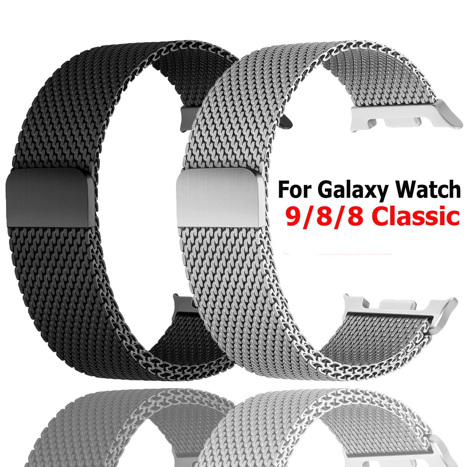 Milanese Loop Band for Samsung Galaxy Watch 9 8 Strap 40mm 44mm Magnetic Stainless Steel Bracelet for Galaxy Watch 8Classic 46mm