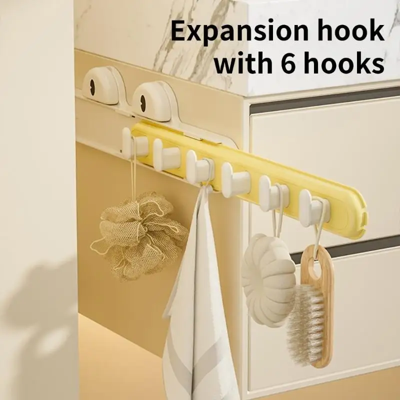 

G6KF Fashionable Without Drilling Suction Hook for Multiple Room Use Adjustable Length for Personalize Storage Solution