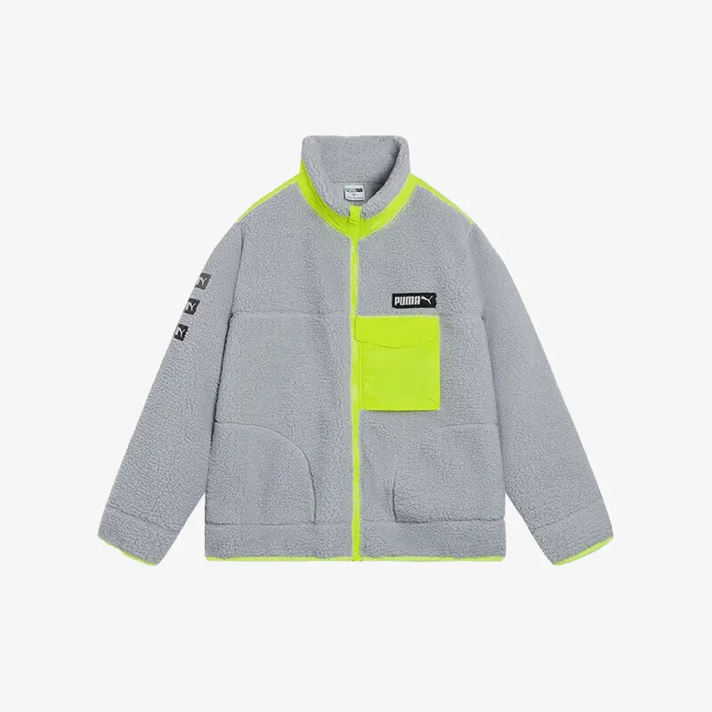 

Puma, новая осенне-зимняя мужская и женская повседневная куртка SHERPA из искусственной овечьей шерсти 539707-09