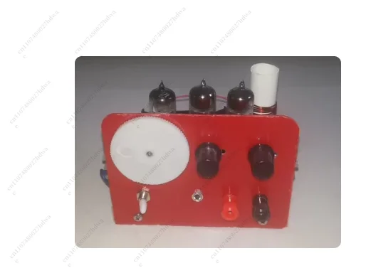 Regenerative DC Three-lamp Shortwave Tube Radio Kit DIY CW SSB Receiver Battery Powered