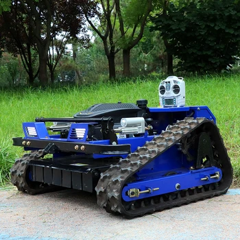 Mini tondeuse à gazon Robot personnalisée, prix le plus bas d'usine, ferme, télécommande à essence, Mini tondeuse à gazon